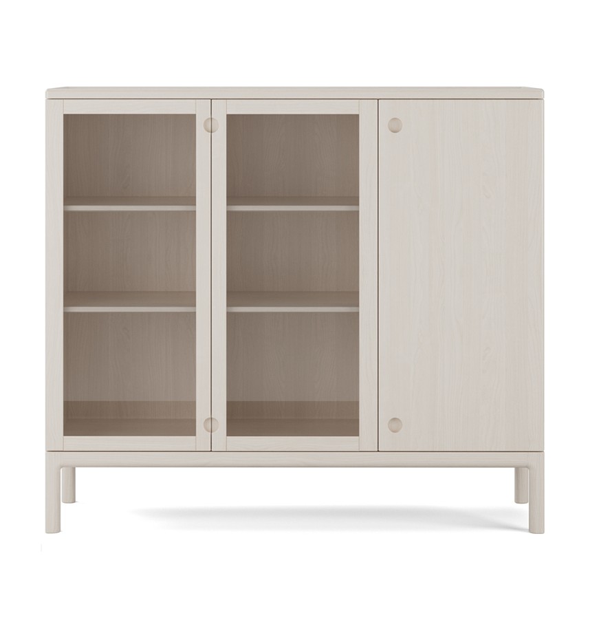PRIO Sideboard Massiv Björk Vitolja
