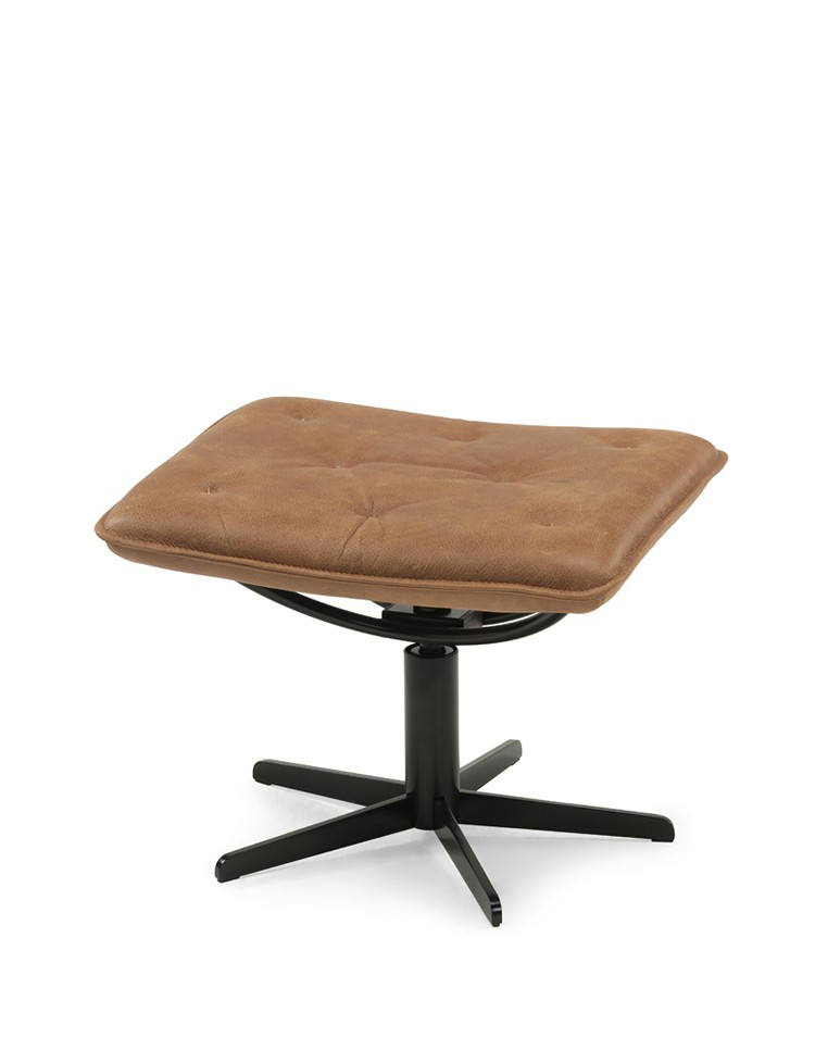 Läder Vintage Cognac