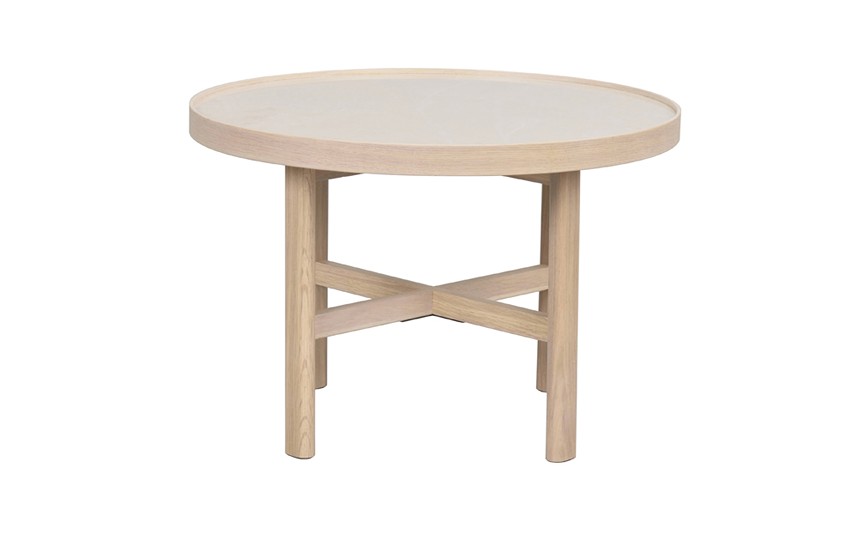Keramik Beige/Massiv ek Vitpigmenterad Lack