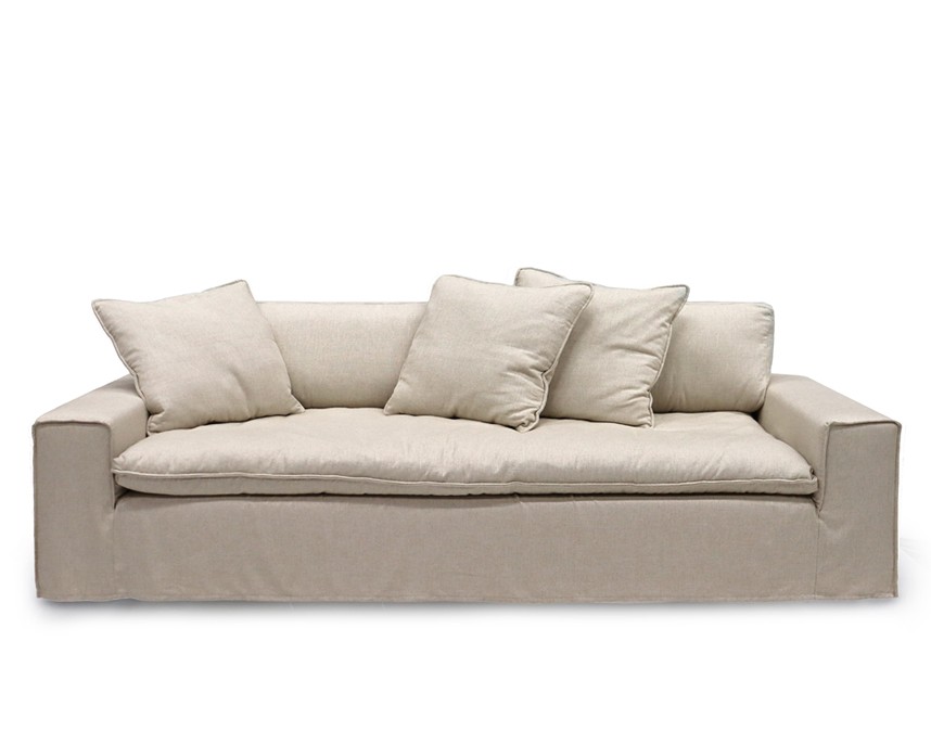 RIVA Soffa 3,5-sits Tyg Dilan Beige