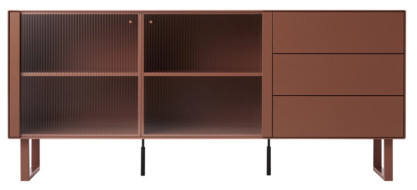 EDGE Sideboard Ant Red lackad
