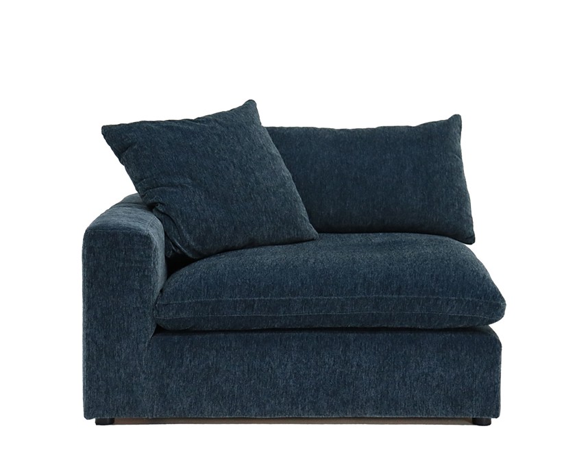 SKY Soffa 1,5-sits Tyg Nantes Blue