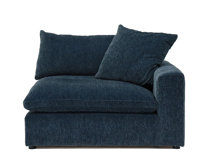 SKY Soffa 1,5-sits Tyg Nantes Blue