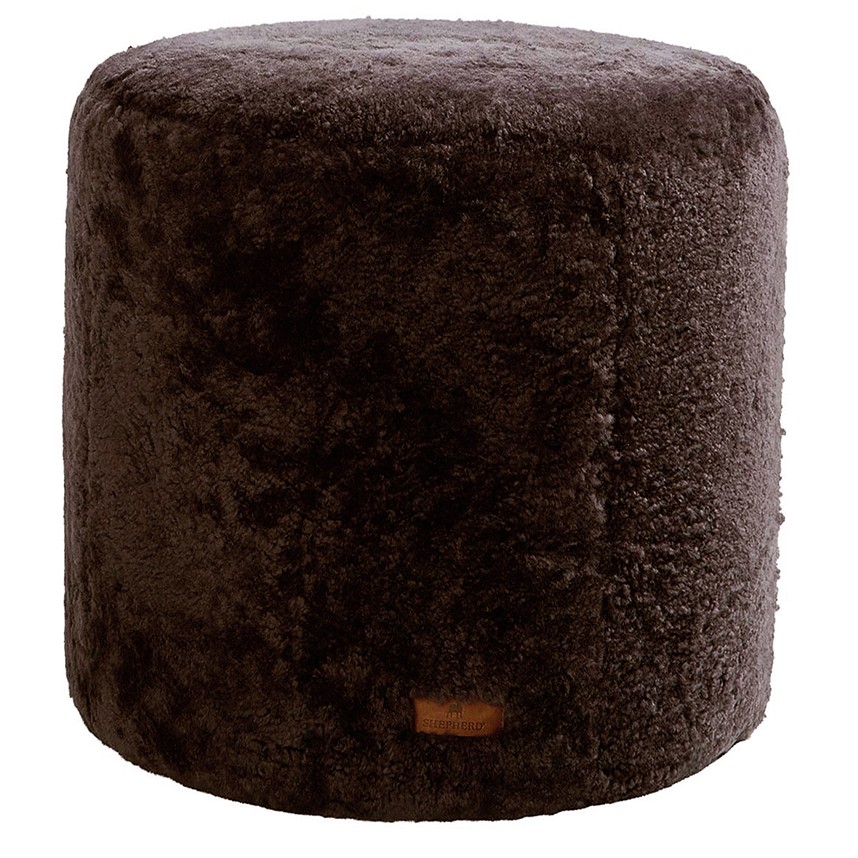 FRIDA Sittpuff Dark Brown Ø40 cm