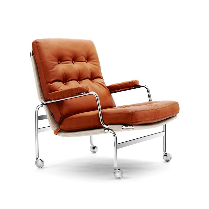 KARIN Fåtölj Läder Dakota Cognac