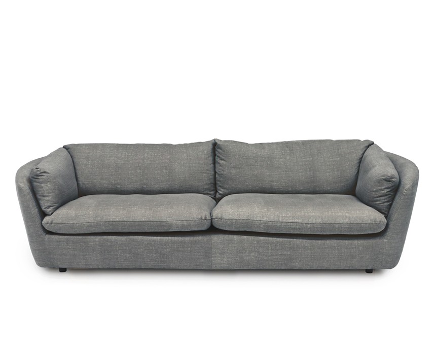 BONNIE Soffa 3,5-sits Dun. Tyg Caleido Stampato Grey Brown. Avtagbar klädsel.