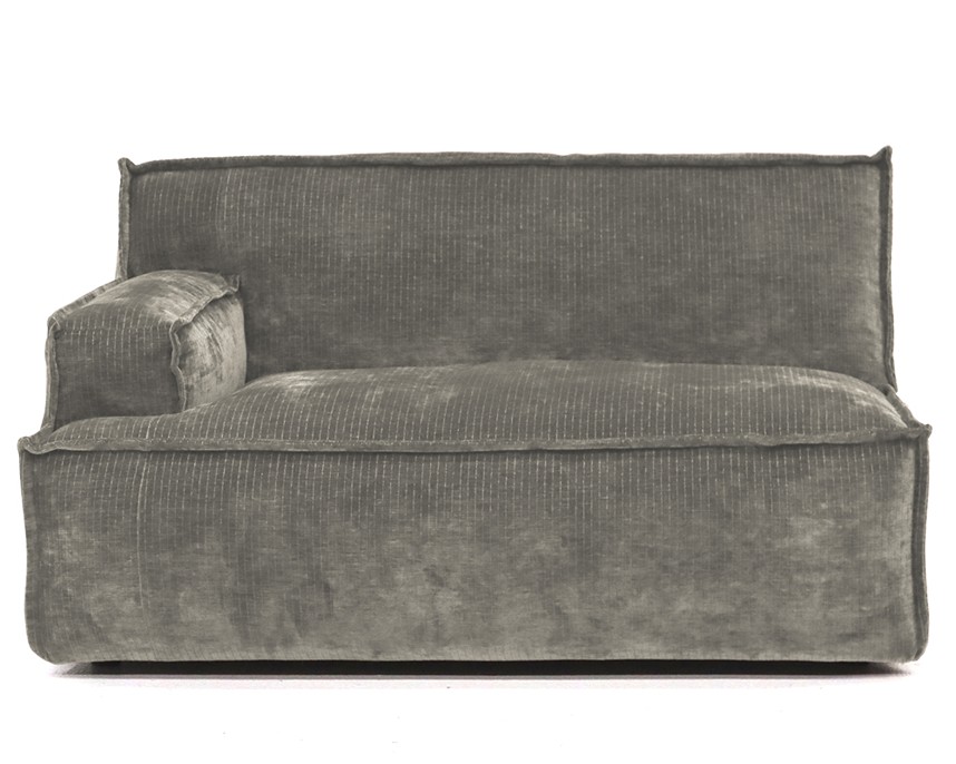 PLATANI Soffa 1,5-sits Tyg Levis 12 Taupe