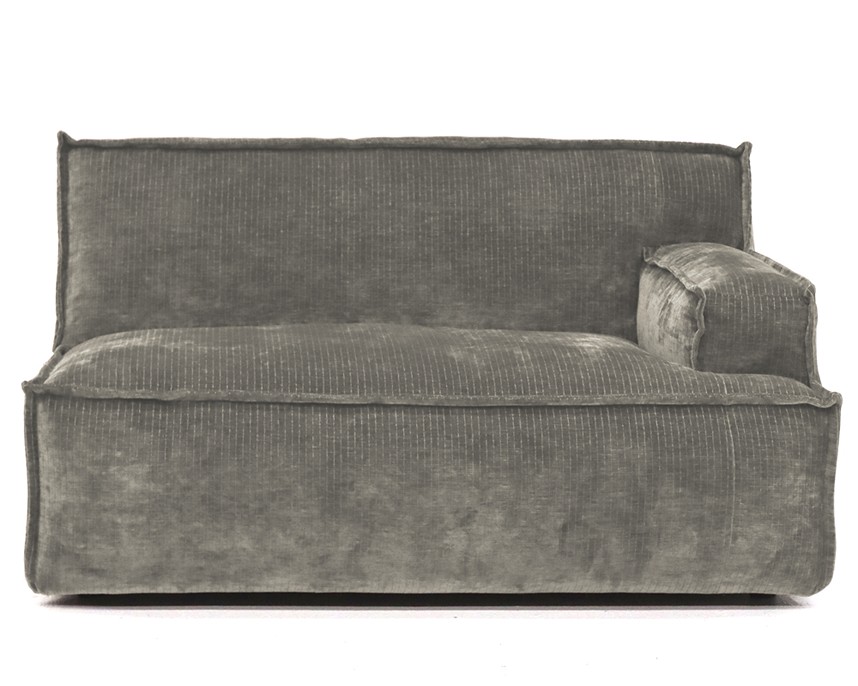 PLATANI Soffa 1,5-sits Tyg Levis 12 Taupe