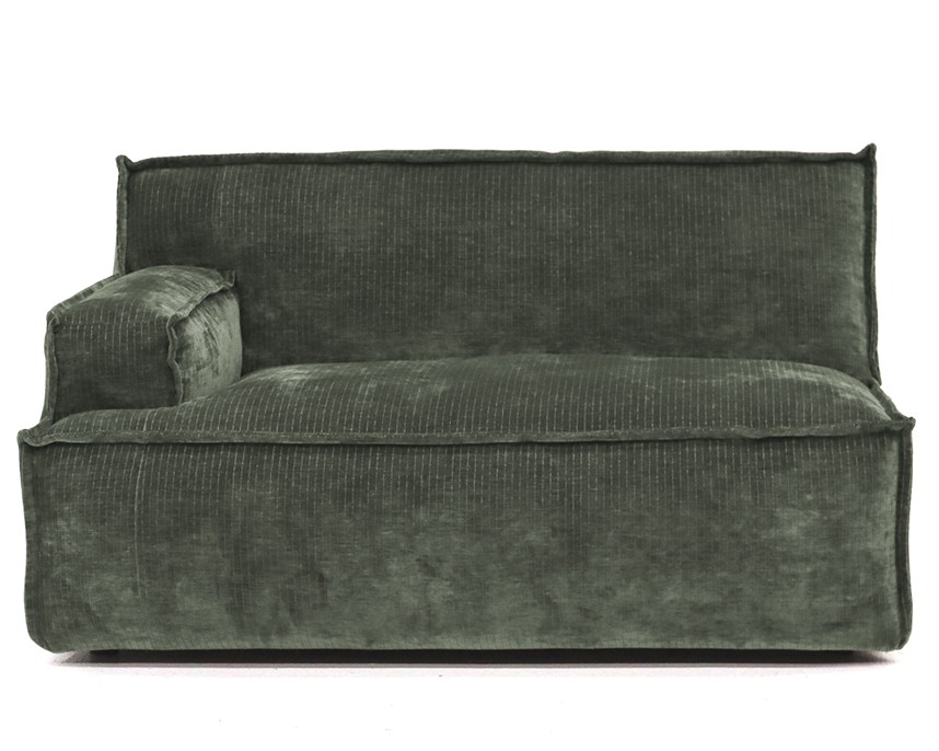 PLATANI Soffa 1,5-sits Tyg Levis 156 Hunter
