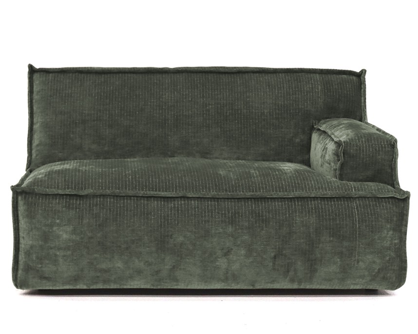 PLATANI Soffa 1,5-sits Tyg Levis 156 Hunter