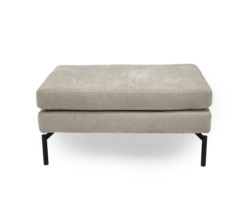 LUNA Fotpall Tyg Adria Beige