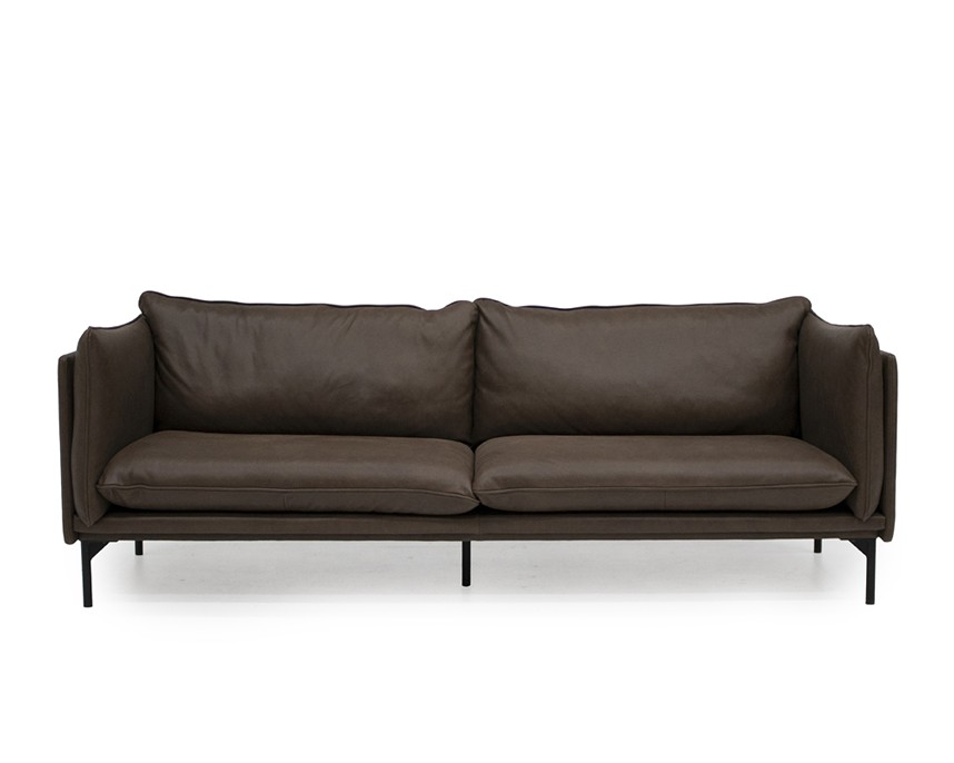 Läder Vintage Brown
