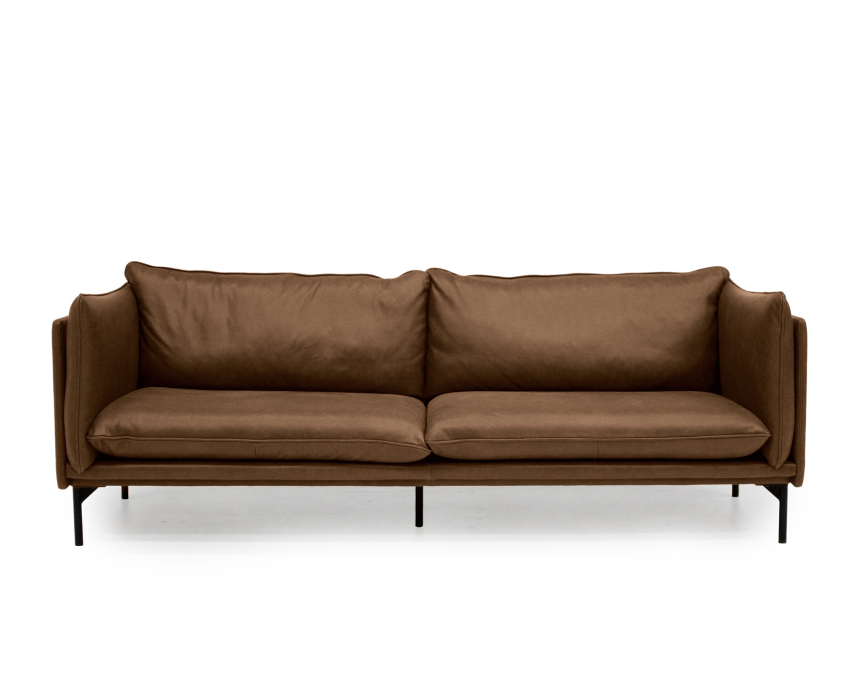 Läder Vintage Cognac