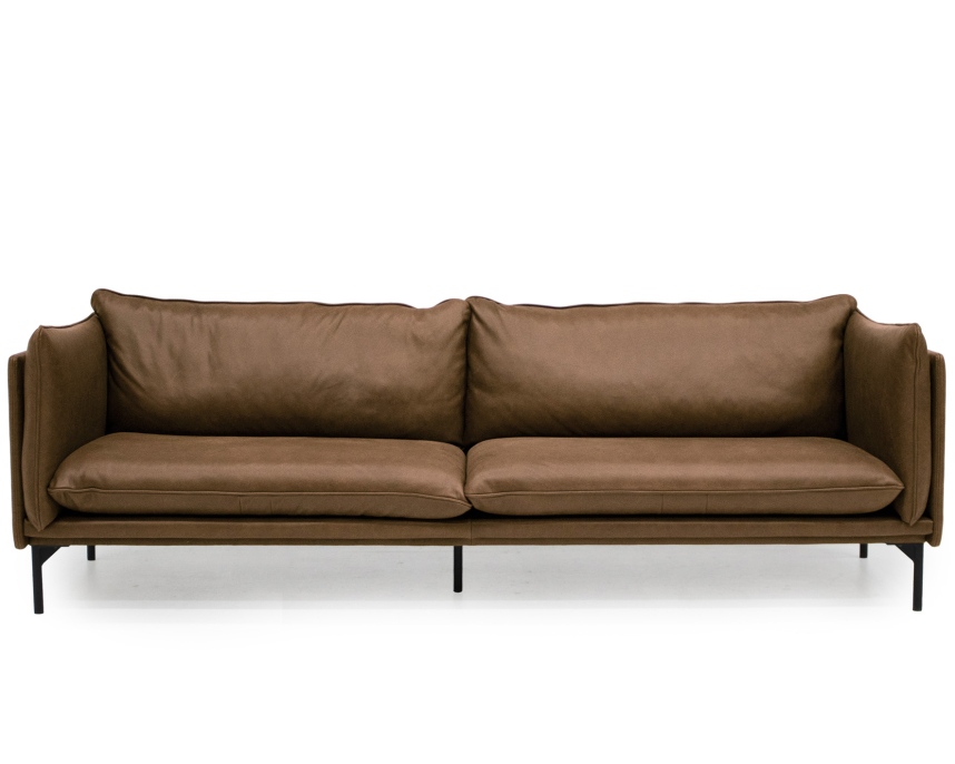 Läder Vintage Cognac