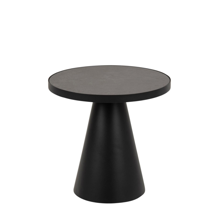 SOLI Soffbord Svart Metall, Keramik