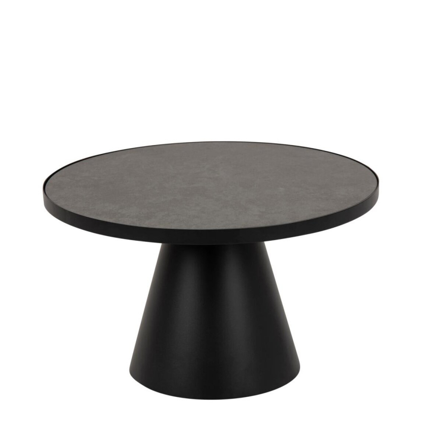SOLI Soffbord Svart Metall, Keramik