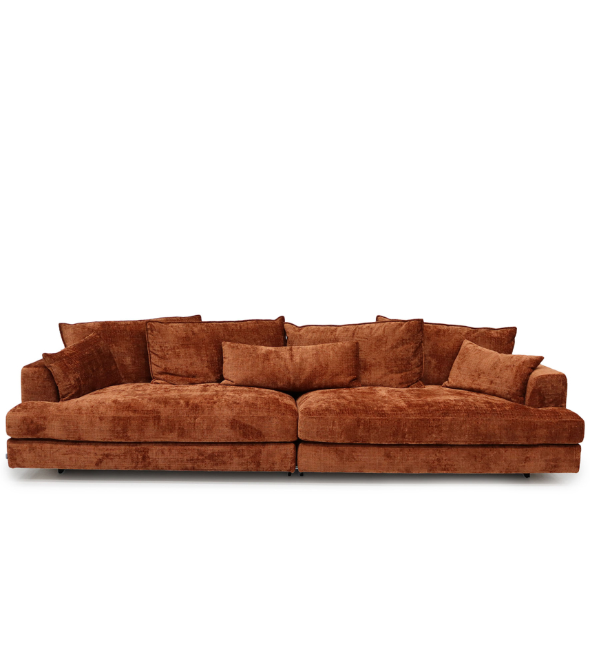 SCARLETT Soffa 4-sits Tyg Urban Rost