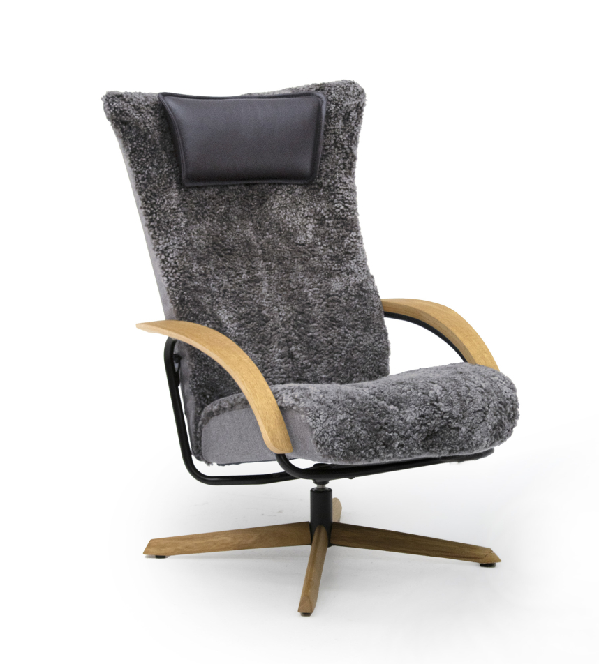 Fårskinn Scandinavian Grey