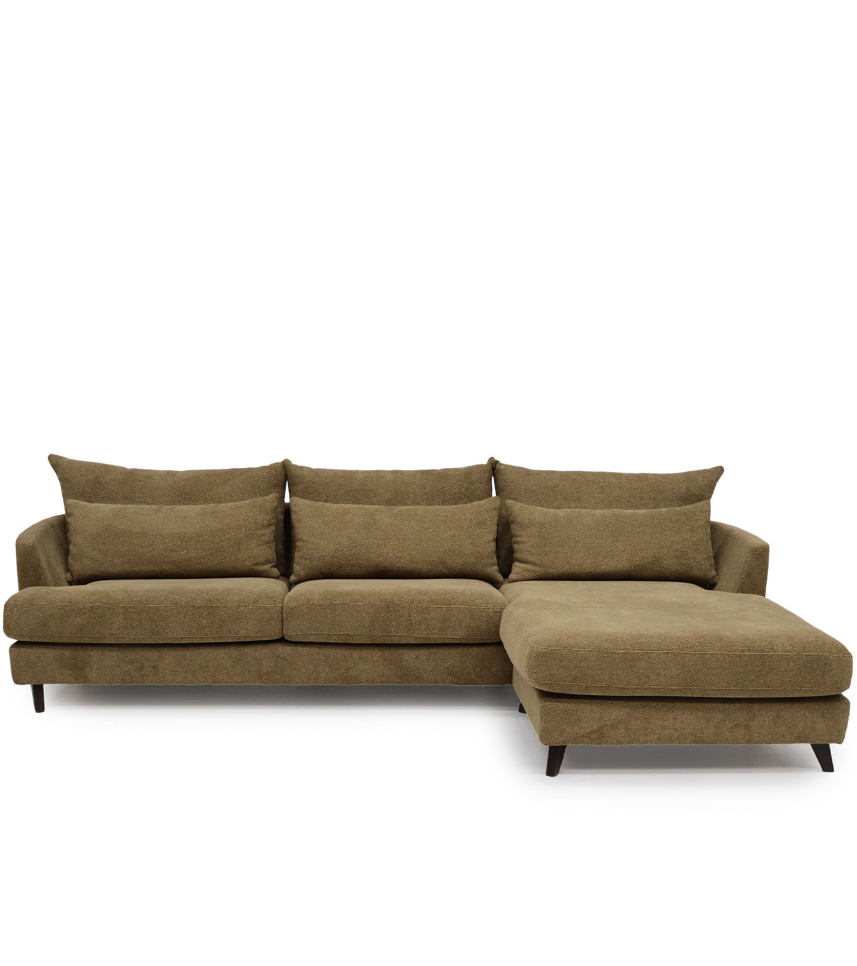 City XD Soffa med divan Tyg Macan Brandy