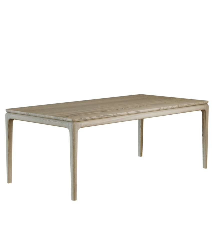 Massiv Ljusgråoljad ask