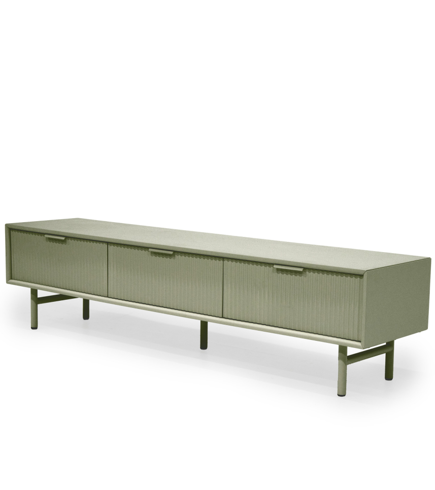 PLAZA Mediabänk Grön