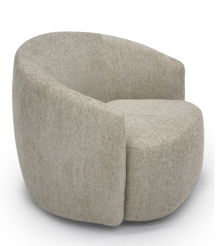 LEONA Fåtölj Tyg Kate Beige
