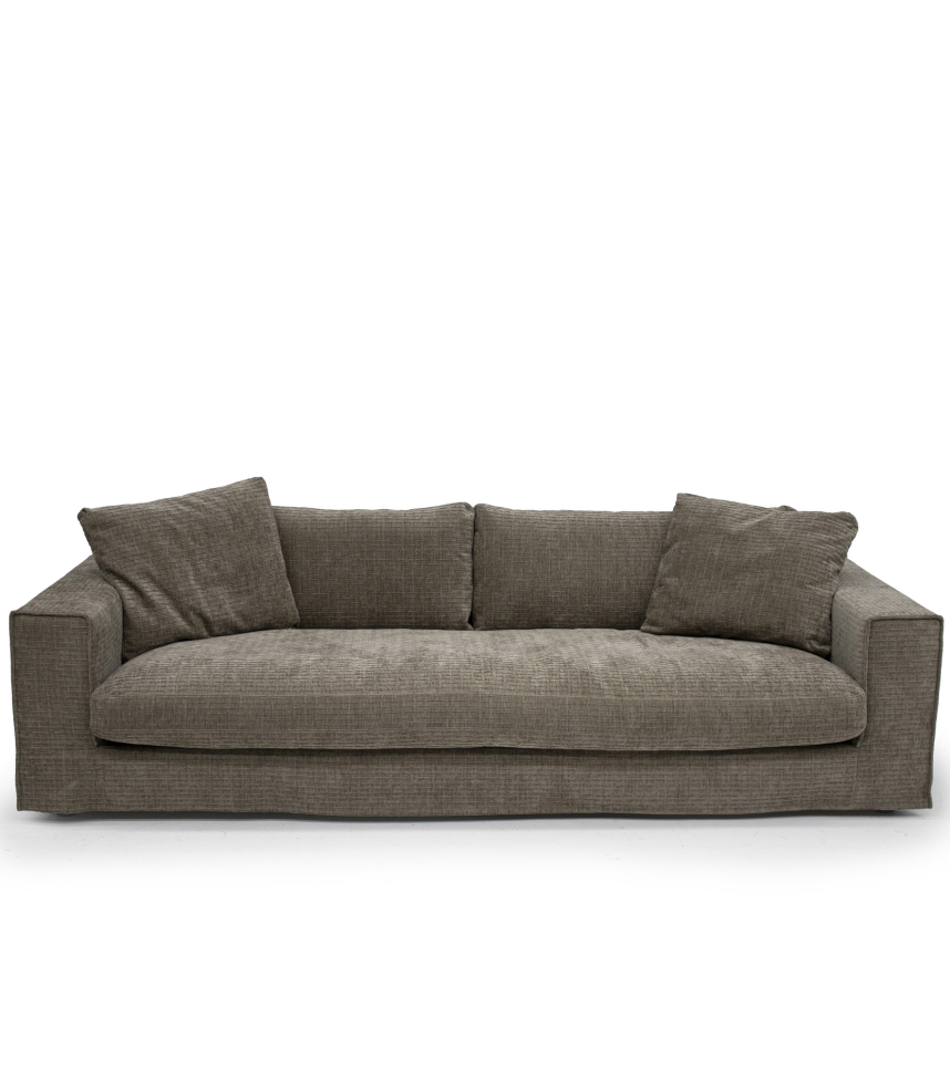 LEAH Soffa 3-sits Tyg Paradox Antelop