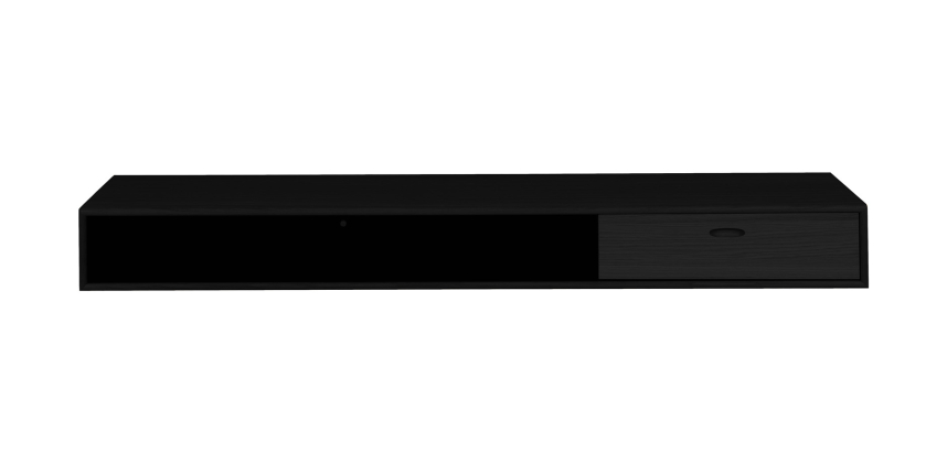 OCULUS Mediabänk Ek Svartpigmenterad lackad