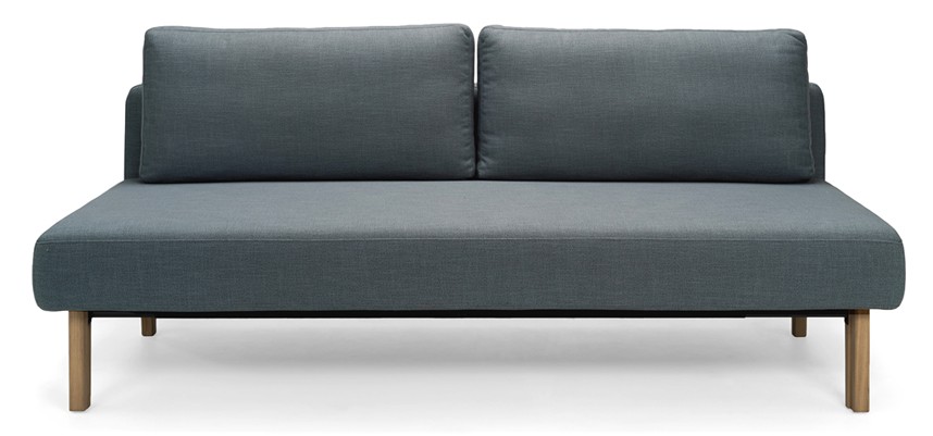 LINDA Bäddsoffa 3-sits Tyg Charm Denim
