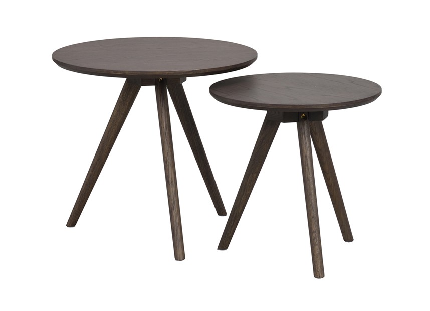 YUMI Satsbord Ek Brunbets Lackad