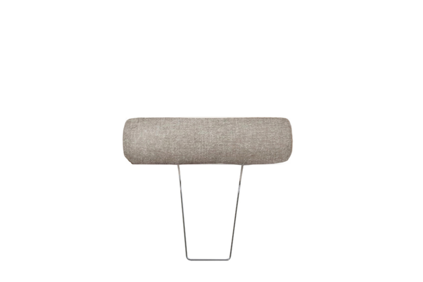 VILMA Tillbehör Nackstöd. Tyg Garnet Aluminium.