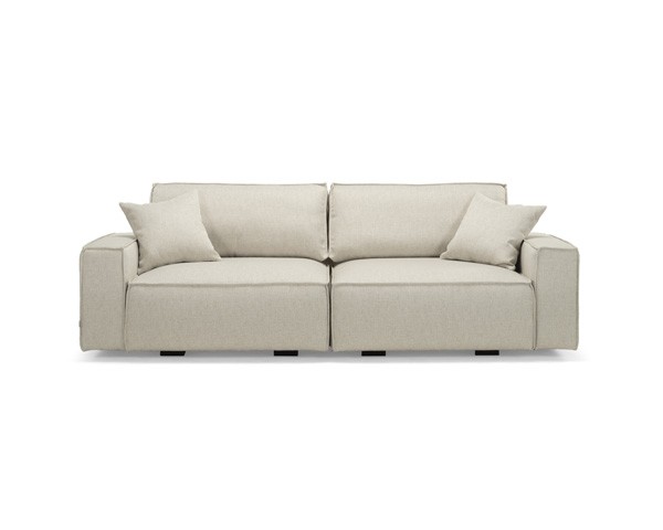 MAKSI Soffa 2,5-sits Tyg Solution Natur 01