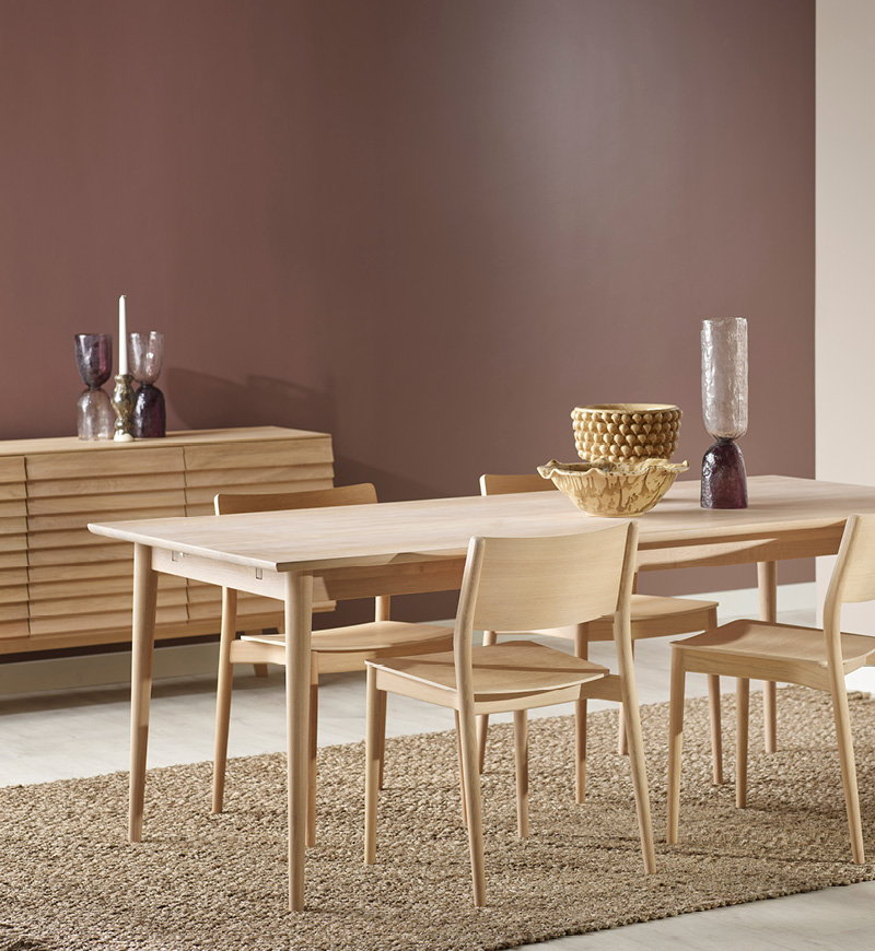 Beige bäddsoffa
