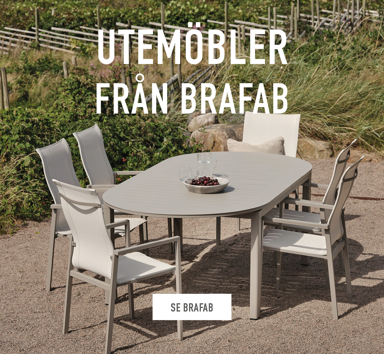 Utemöbler från Brafab