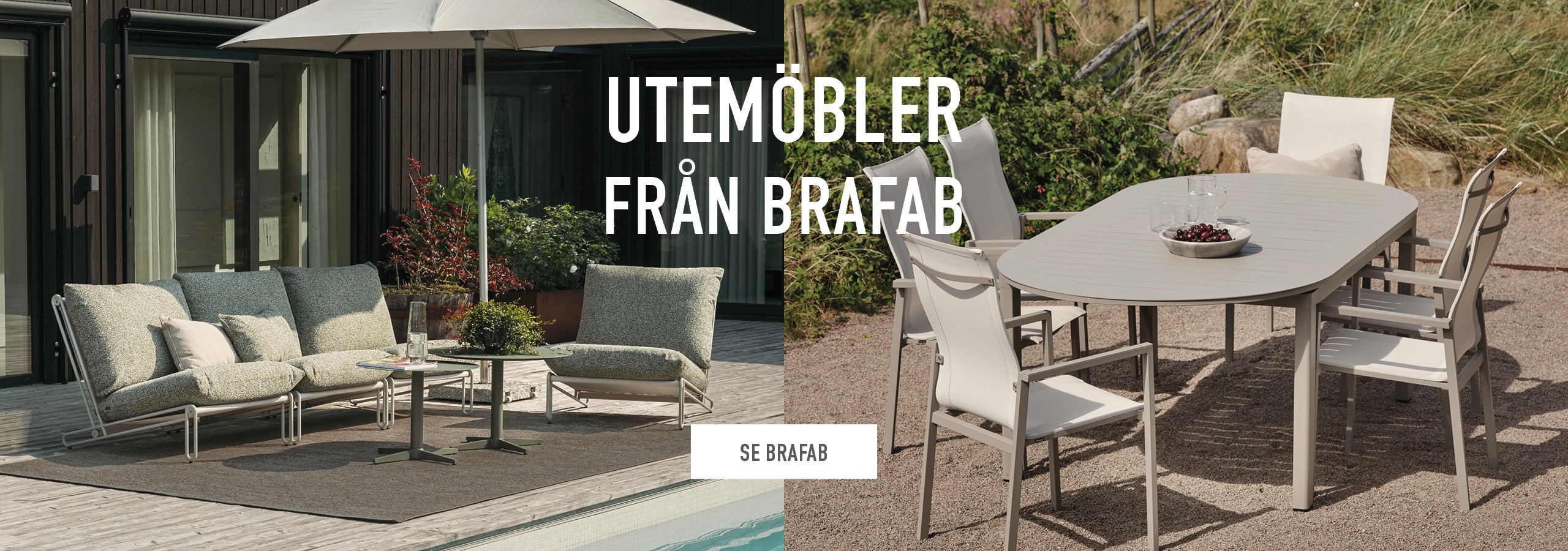 Utemöbler från Brafab