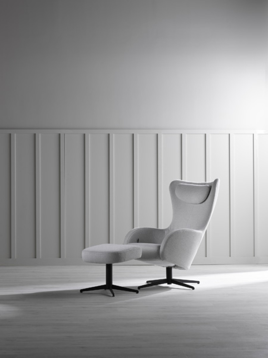 BELLA Fåtölj Tyg Uno Kit. Soft.