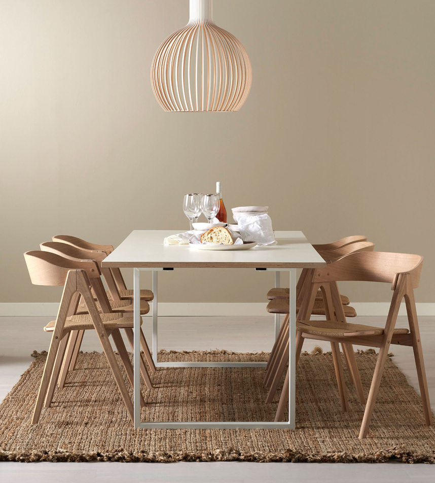 VITO Matbord Laminat Vit 240 cm