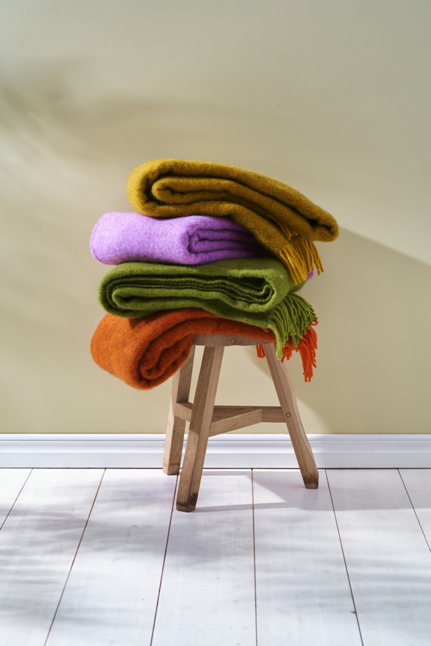 GOTLAND Pläd Yellow