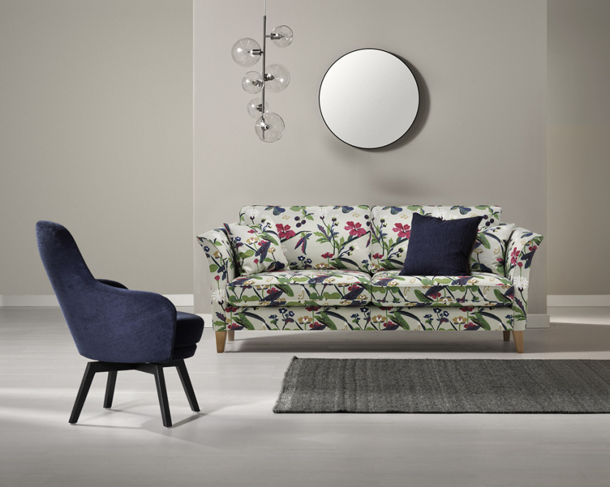 ÖRENÄS Soffa 3-sits Tyg Visingsö Gråbeige