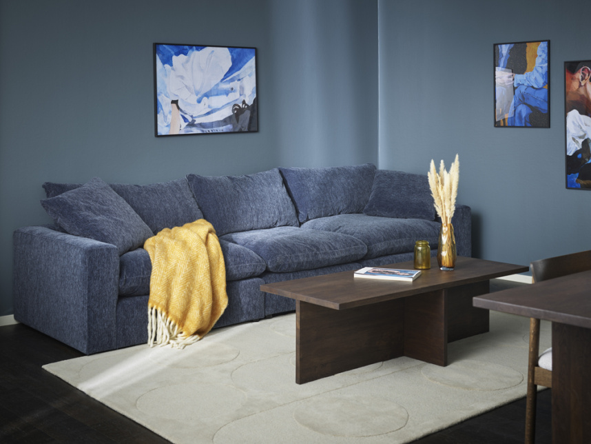 SKY Hörn Tyg Nantes Blue