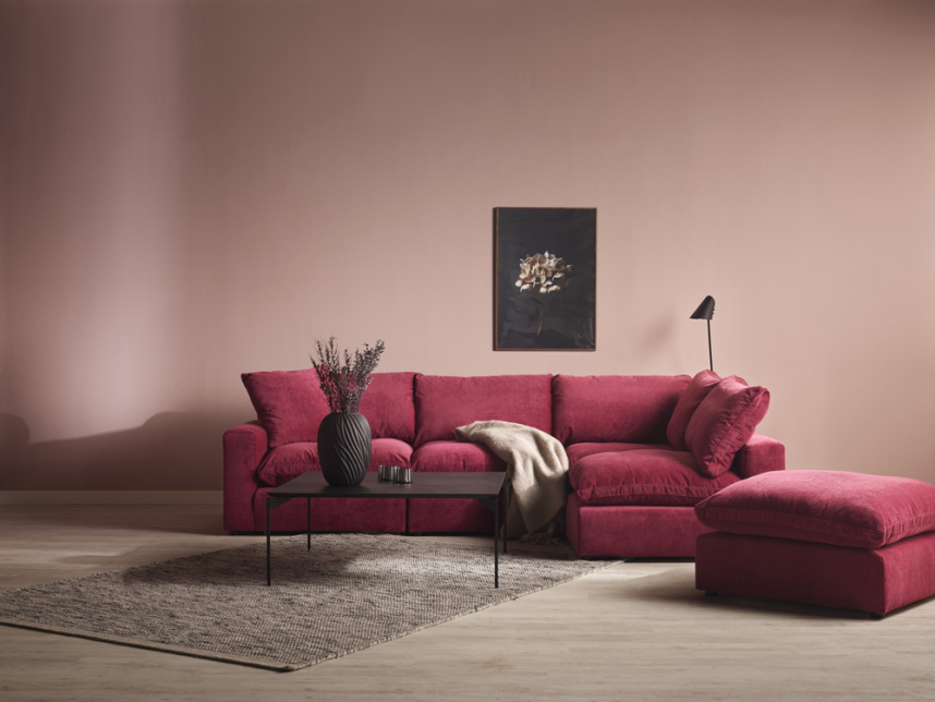 SKY Fotpall Tyg Danny Bordeaux