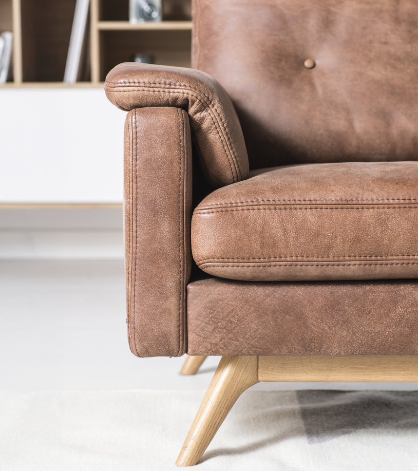 EPOK Soffa 3-sits Läder Tribe