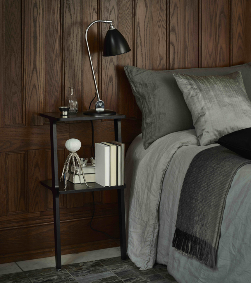 LIBRI Hylla Svartlaserad