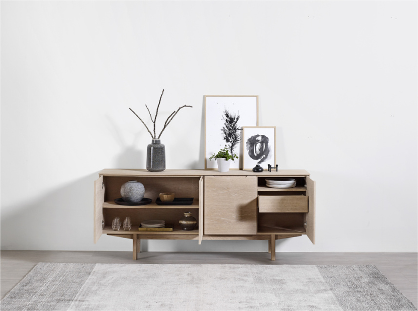 SM306 Sideboard Ekfanér Vitoljad