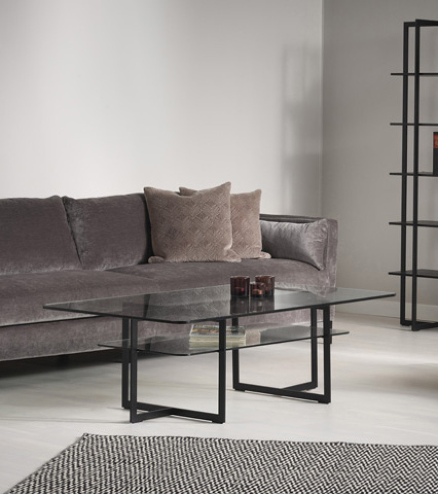 SQUARE Soffbord Glas