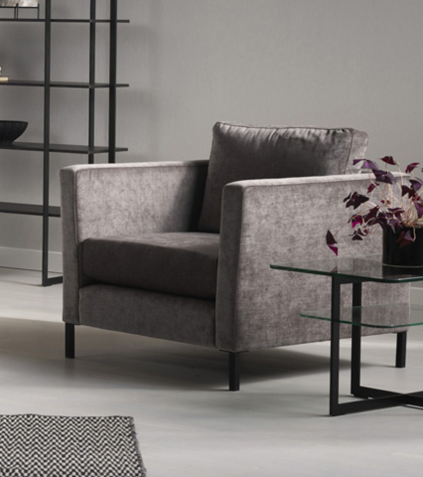 SQUARE Sidobord Glas