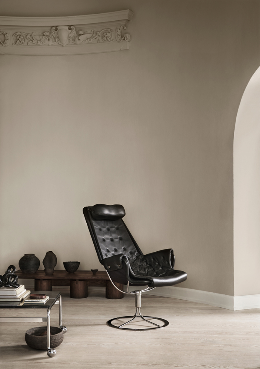 JETSON Fåtölj Läder Classic Soft Svart