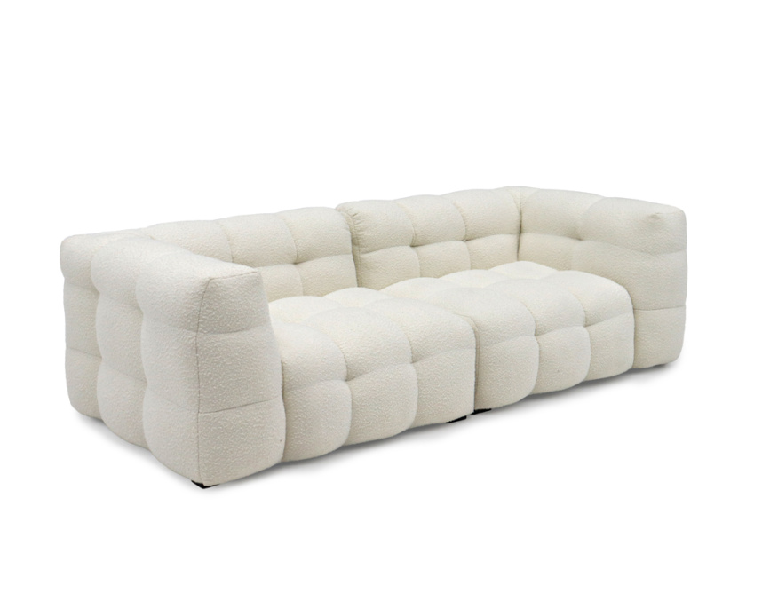 CREAM Soffa 3-sits Tyg Ascot Natur