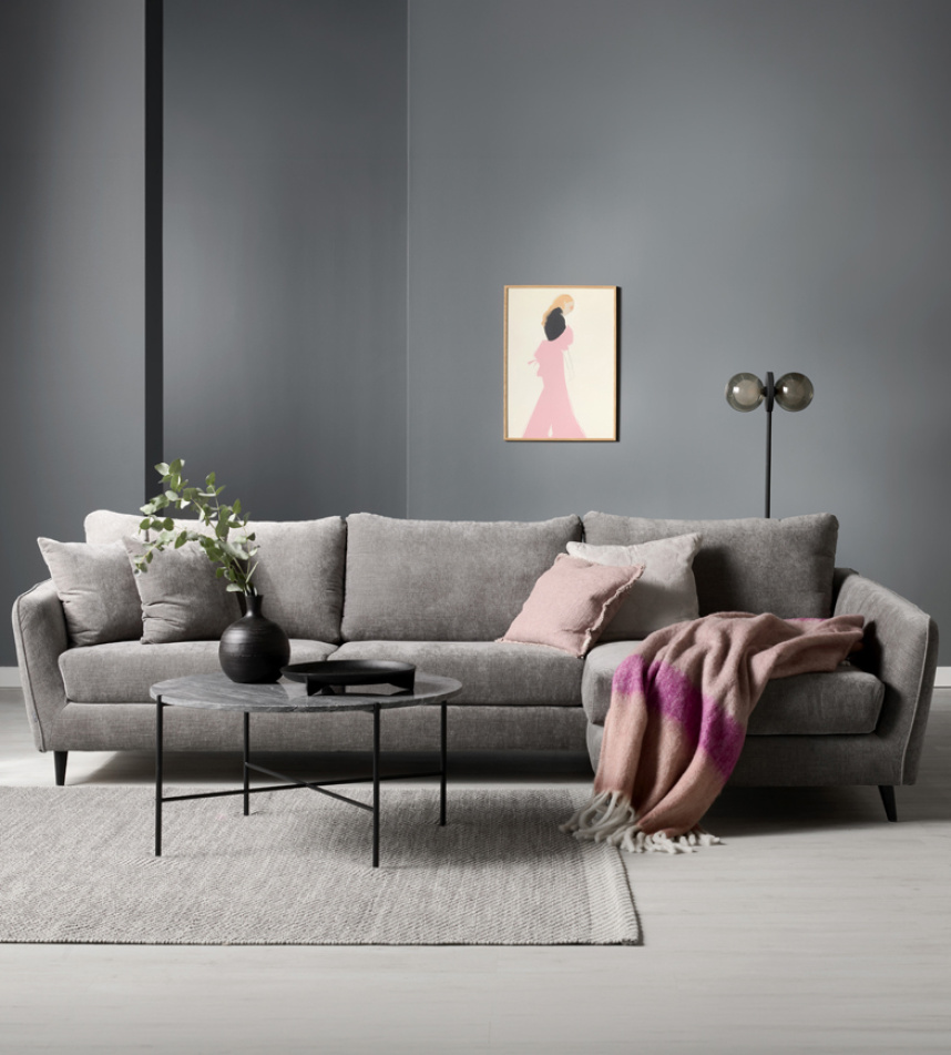 IWO Soffbord Brun marmor