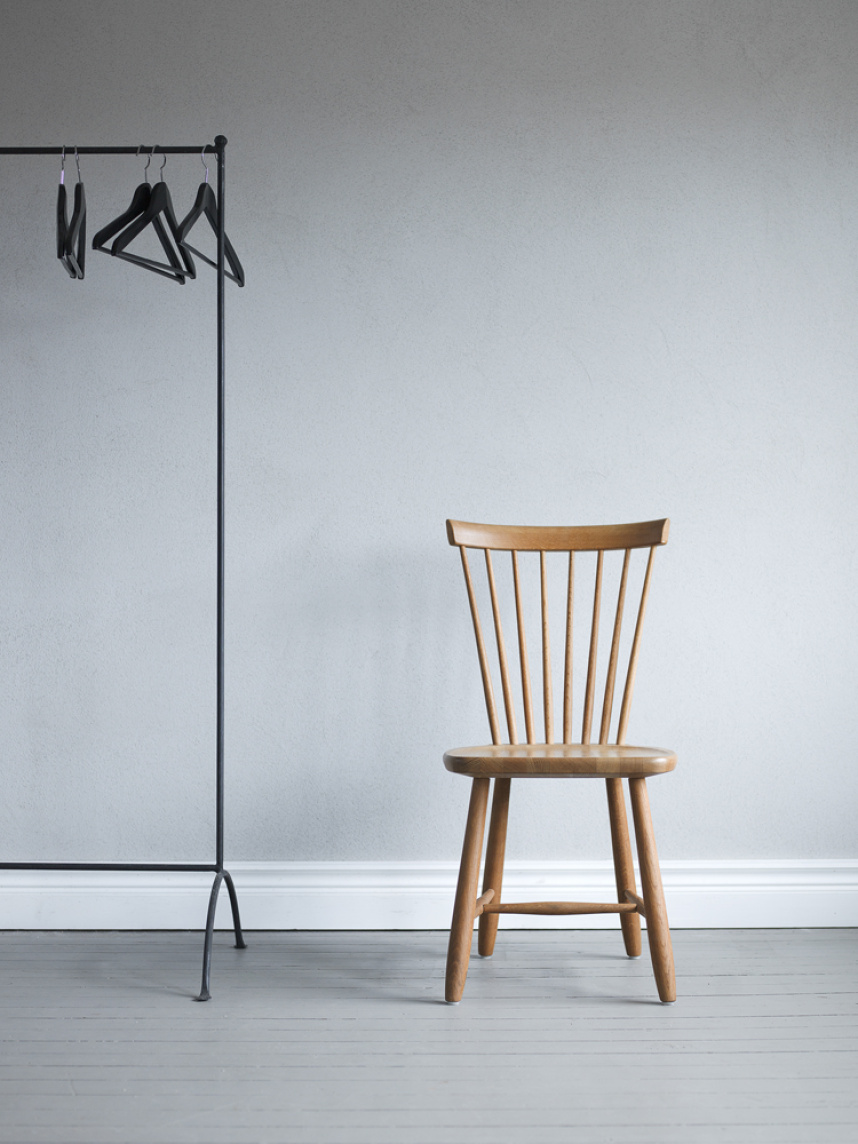 LILLA ÅLAND Stol Massiv Ek Naturlack